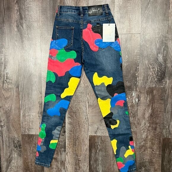 Filthy Wealth Colorful Camo Jeans - Picture 2 of 16